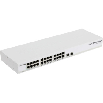 Коммутатор MikroTik CSS326-24G-2S+RM (L2) 24x1Гбит/с 2SFP+ управляемый