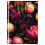 Бизнес-блокнот А5, 80л., евроформат, BG "Flowers", глянцевая ламинация