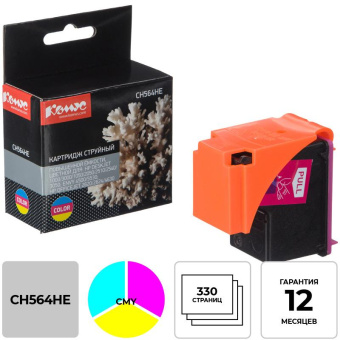 Картридж струйный Комус 122XL CH564HE цв. пов.емк. для DJ 1050/2050