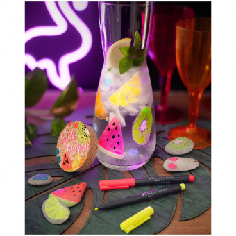 Маркер для декорирования Faber-Castell "Neon" цвет 163 светло-зеленый, пулевидный, 1,5мм