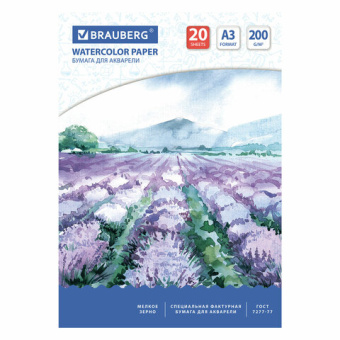 Папка для рисования А3 20л. Плотность 200