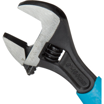 Ключ разводной 150 мм TOPFORT из углеродистой стали, пластиковая ручка