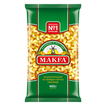 Макароны Макфа Витки группы А в/с, 400 г