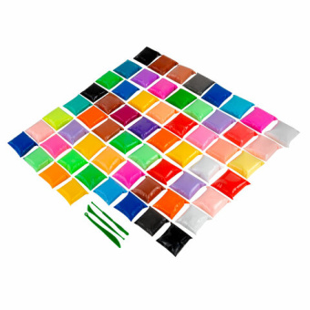 Пластилин супер легкий воздушный 60 штук (36 цветов + 12х2 базовых), 600 г, 3 стека, ЮНЛАНДИЯ, 10698