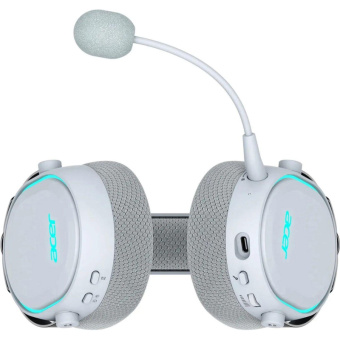 Наушники Acer OHR303 с микрофоном  белый BT/Radio/3.5mm (ZL.HDSEE.00A)