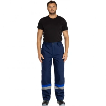 Брюки рабочие летние муж Ларга л43-БР син(48-50) 182-188(серия Л)