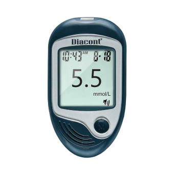 Глюкометр Система контроля уровня глюкозы в крови Diacont ( Voice)