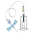 Игла-бабочка 23G 19см гол. с луер-адап/держ. VACUETTE Safety 450086 24шт/уп