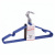Вешалки-плечики, размер 48-50, КОМПЛЕКТ 10 шт., металл/ПВХ, перекладина, цвет синий, BRABIX "Стандар Вешалки-плечики, размер 48-50, КОМПЛЕКТ 10 шт., металл/ПВХ, перекладина, цвет синий, BRABIX "Стандар