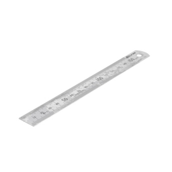 Линейка измерительная Micron 150х19 мм металлическая 42158