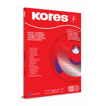 Бумага копировальная синяя KORES 1200 пачка 100л. '7528478