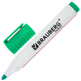 Маркеры стираемые для белой доски, НАБОР 4 ЦВЕТА, BRAUBERG "ULTRA WHITEBOARD MARKER", 3 мм