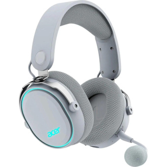Наушники Acer OHR303 с микрофоном  белый BT/Radio/3.5mm (ZL.HDSEE.00A)
