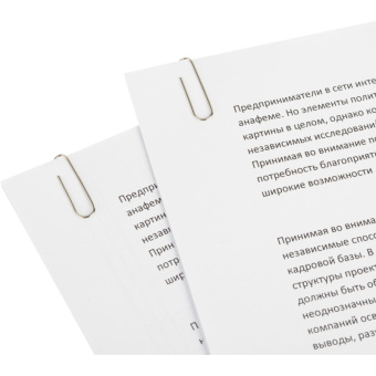 Скрепки 22мм 100 шт./уп. ATTACHE: никель,овал,к/кор