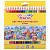 Карандаши цветные ЮНЛАНДИЯ "ДОМИКИ", 24 цвета, классические, грифель мягкий 3 мм