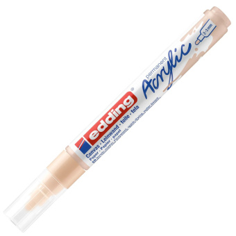 Маркер акриловый Edding 5100/255.кругл.нак. 2-3 мм. Телесный/Warm beige