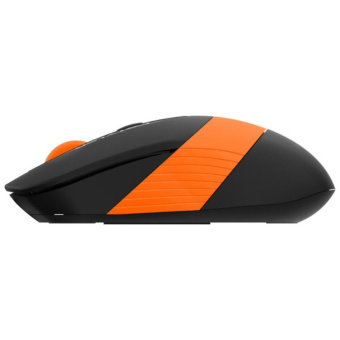 Мышь компьютерная A4 Fstyler FG10 черная/оранжевая (FG10)