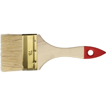 Кисть малярная плоская Зубр Универсал-Оптима из натуральной щетины 75 мм