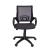 Кресло для оператора EChair-304 черное (ткань/сетка/пластик)