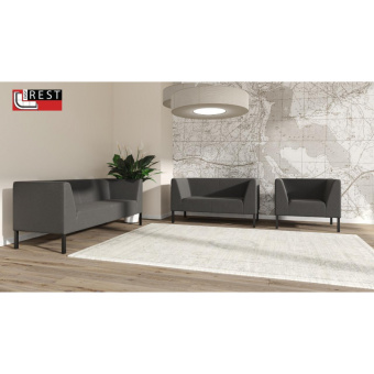 Диван MV_ERest_Bonus 3-х местный к/з черный Oregon 16