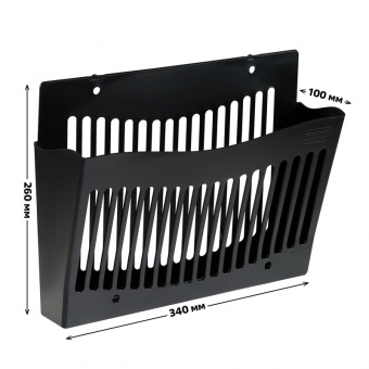 Настенный лоток СТАММ, черный Настенный лоток СТАММ, черный