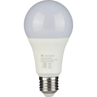 Лампа светодиодная Topfort E27 20W 4000K груша