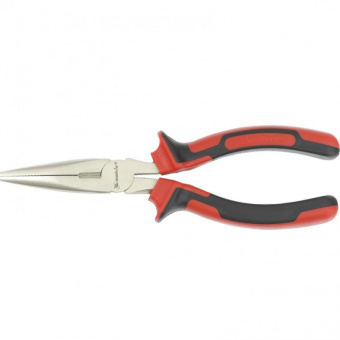 Длинногубцы MATRIX Nickel 180мм прямые, 2комп.рук. (17166)