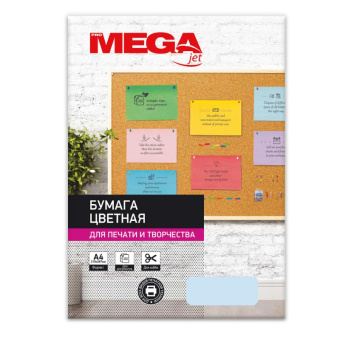 Бумага цветная для офисной техники Promega jet Pastel голубая (А4, 80 г/кв.м, 500 листов)
