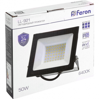 Прожектор светодиодный Feron LL-921 IP65 50W 6400K(32102)