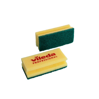 Губки для мытья посуды Vileda Professional абразивные 150х70х45 мм 10 штук в упаковке