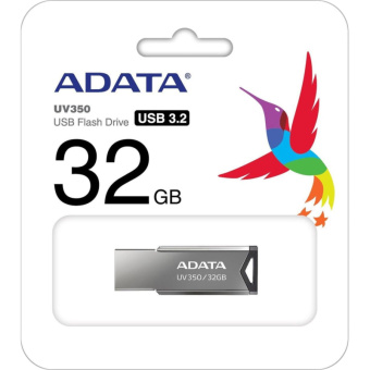 Флеш-память ADATA UV350, 32GB, AUV350-32G-RBK