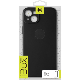Чехол накладка силикон Red Line iBox Case для iPhone 15 Plus, черный