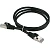 Кабель витая пара Cablexpert PP6-1M/BK cat 6 1 м