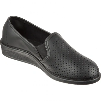 Спец.обувь Сабо Таня жен.нат.кожа чёрные(р.41)(265) (55-01)