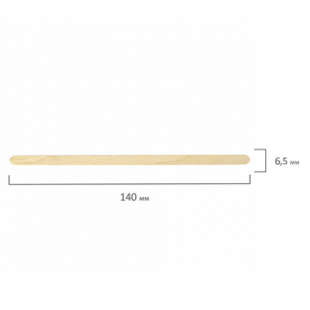 Одноразовые размешиватели для чая и кофе 140 мм, КОМПЛЕКТ 450 шт., ДЕРЕВЯННЫЕ, LAIMA, 604705