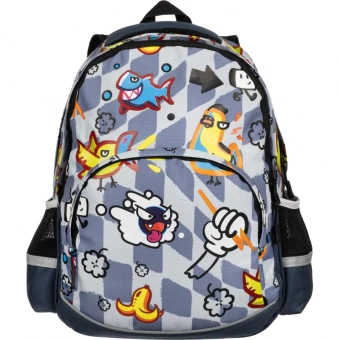 Рюкзак Комус Класс Стикеры, 2 отд, эргон