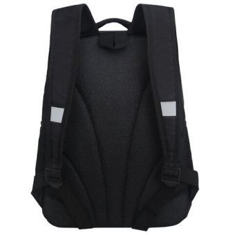 Рюкзак GRIZZLY школьный, анатомическая спинка, 2 отделения, для девочек, "GOLD CAT", 38х28х18 см, RG