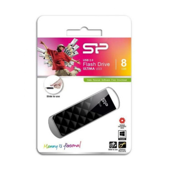 Флеш-память Silicon Power Ultima U03 8Gb black