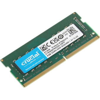 Модуль памяти Crucial by Micron DDR4 8GB 3200MHz SODIMM CL22(CT8G4SFRA32A)
