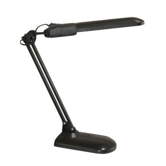 Светильник настольный "Дельта У", на подставке, люминесцентный, 11 Вт, черный, высота 35 см, 2G7