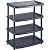 Этажерка BP_ для обуви ПАОЛА 4 полки 490Х310Х780мм Черный