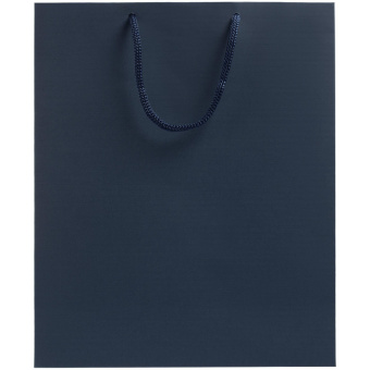 Пакет подарочный бумажный Wide (28x23x9.2 см, синий)