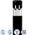 Кулер напольный ECOTRONIC M40-LCE black-silver со шкафчиком