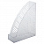 Лоток вертикальный для бумаг BRAUBERG "Standard+", 250х90х300 мм, прозрачный