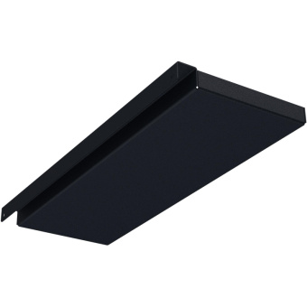 Полка РЭ_универсальная RAPIDO RP-201B на рейлинг, черный (701044)