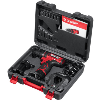 Дрель-шуруповерт аккум. ЗУБР Мастер 12В, 2х2.0Ач, 30Нм (ДШЛ-125-22)