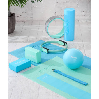 Коврик для йоги и фитн STARFIT FM-101 PVC,0,4см,183x61см,мятн,ЦБ-00001686