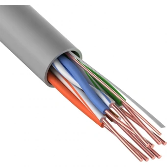 Кабель REXANT (01-0067) U/UTP, CAT6,ZH нг(А)-HF,4PR,23AWG,IND,SOLID,305м