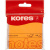 Блок-кубик Kores бум.для зам. 75х75 неоновая оранжевая 100л. '47074