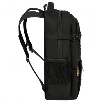 Рюкзак HEIKKI DESERTED (ХЕЙКИ) универсальный, отделение для ноутбука, EVA-спинка, черный, 48х34х18 с